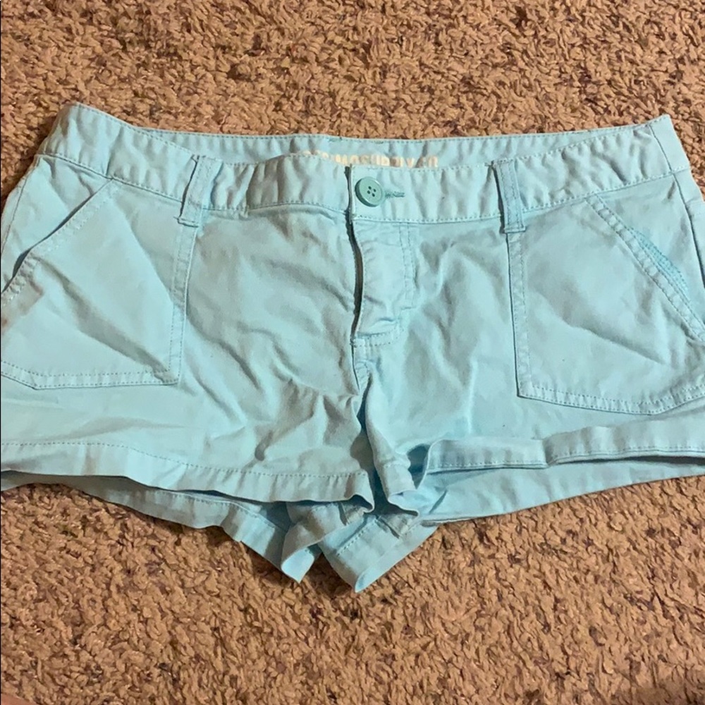 Teal shorts